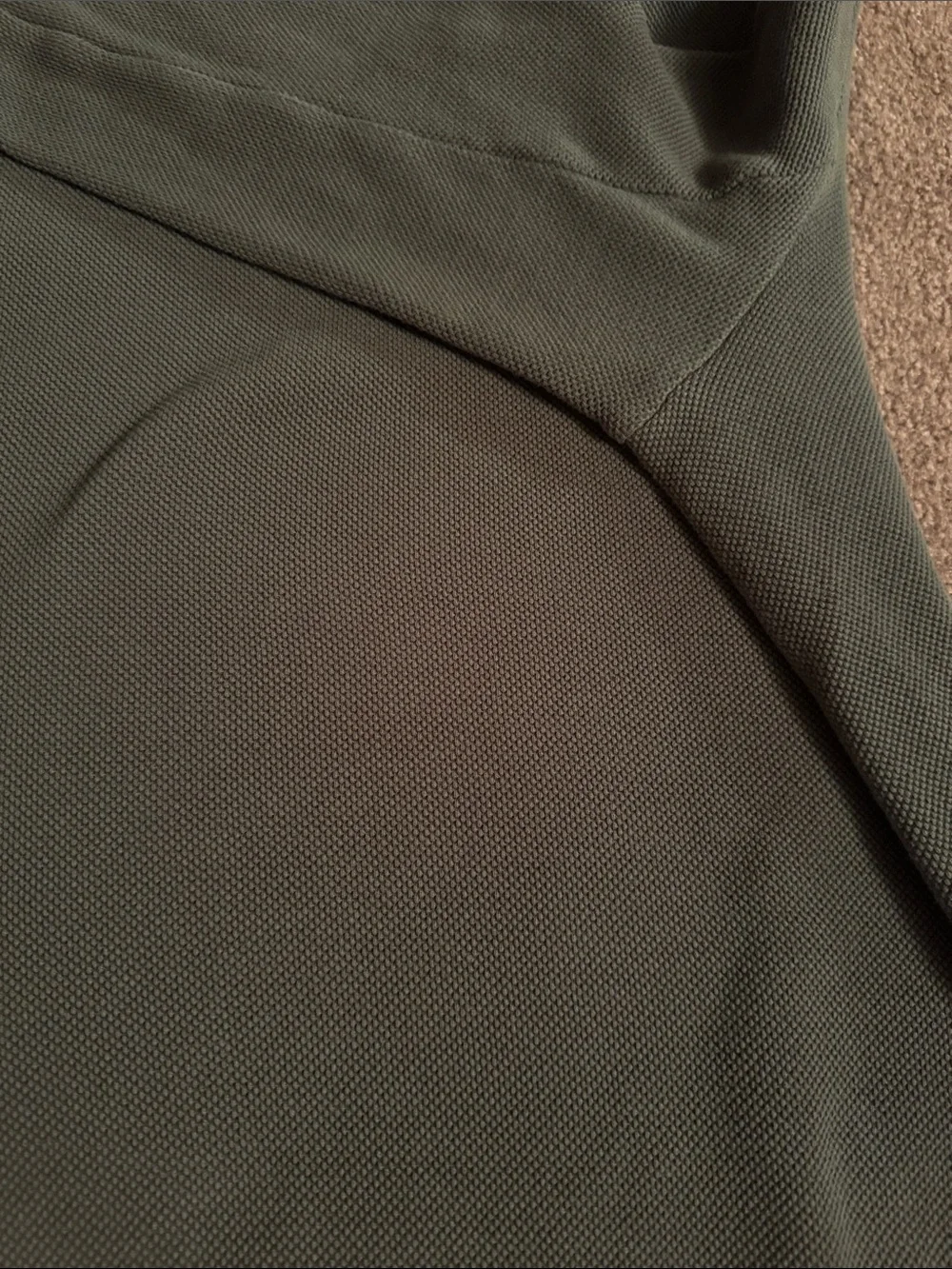 Gymshark men Olive Crewneck Sweatshirt with White Logo